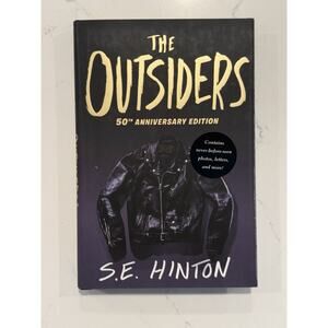 S.E. Hinton Signed THE OUTSIDERS Autograph Hardcover 50th Anniversary Edition #7